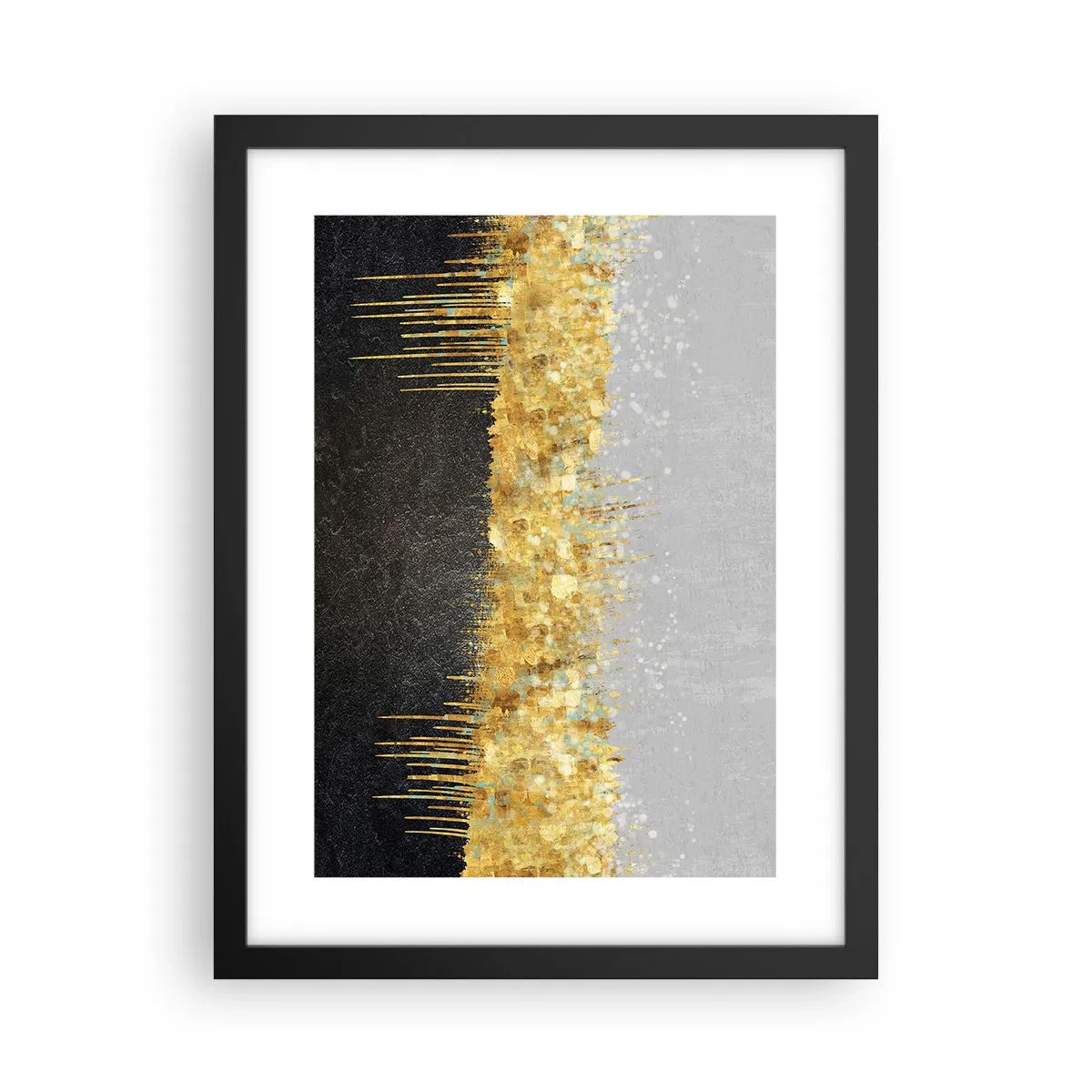 Plagát v čiernom ráme - Dovnútra a nahor - 30x40 cm