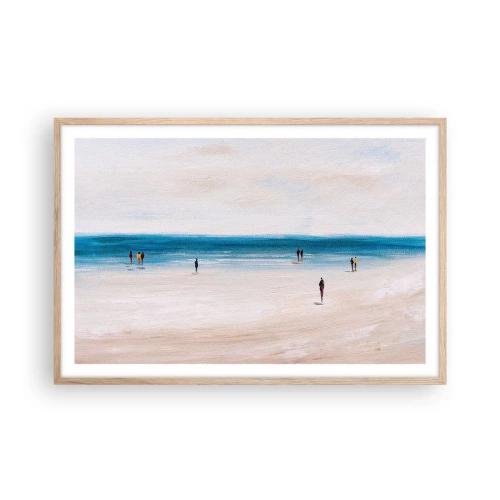 Plagát v ráme zo svetlého duba - Prirodzená potreba - 91x61 cm