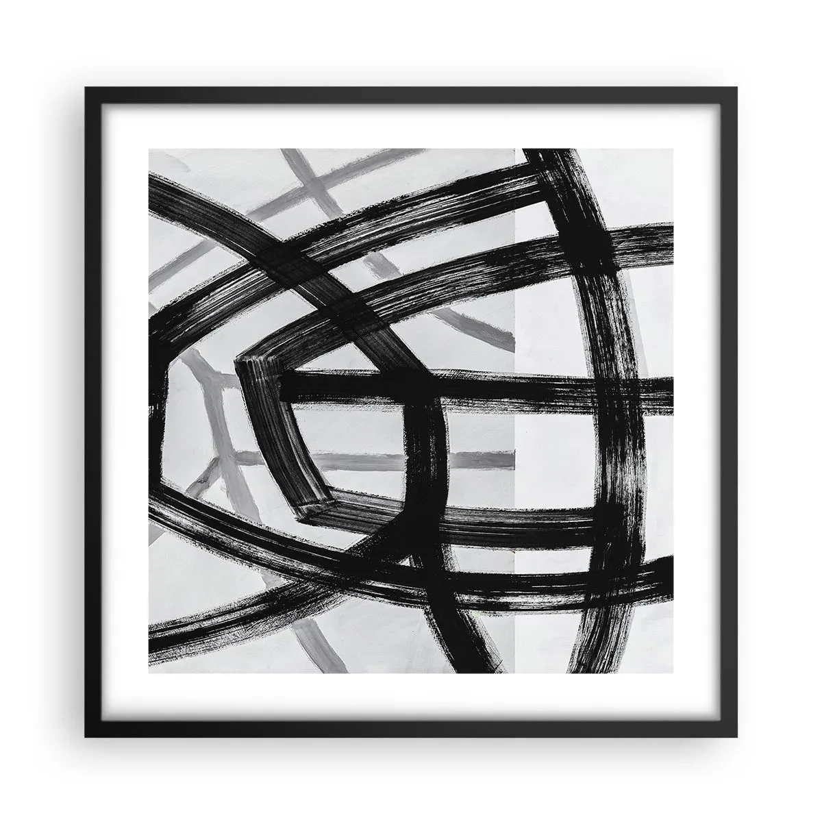 Plagát v čiernom ráme - Hĺbka - 50x50 cm