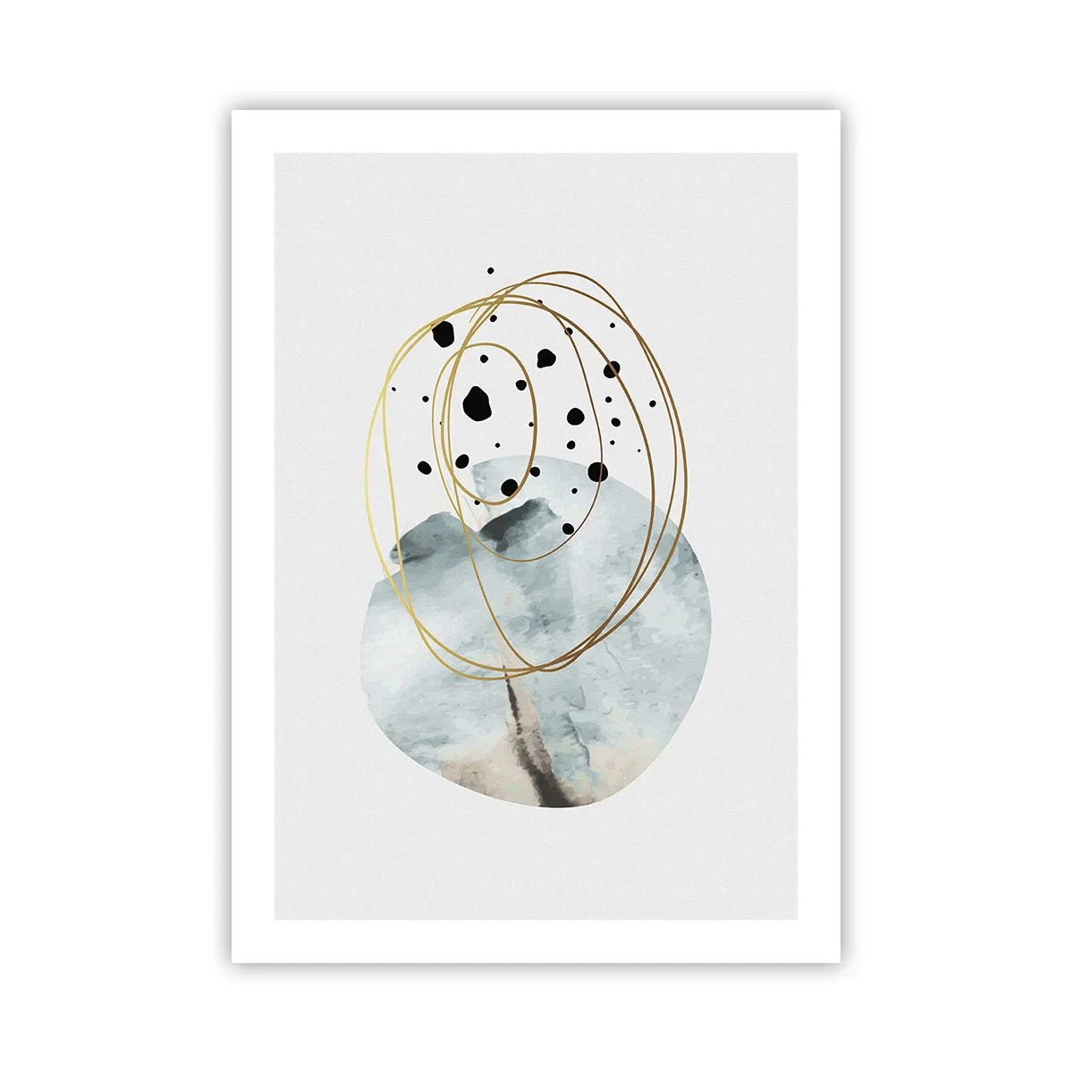 Plagát - V objatí priestoru - 50x70 cm