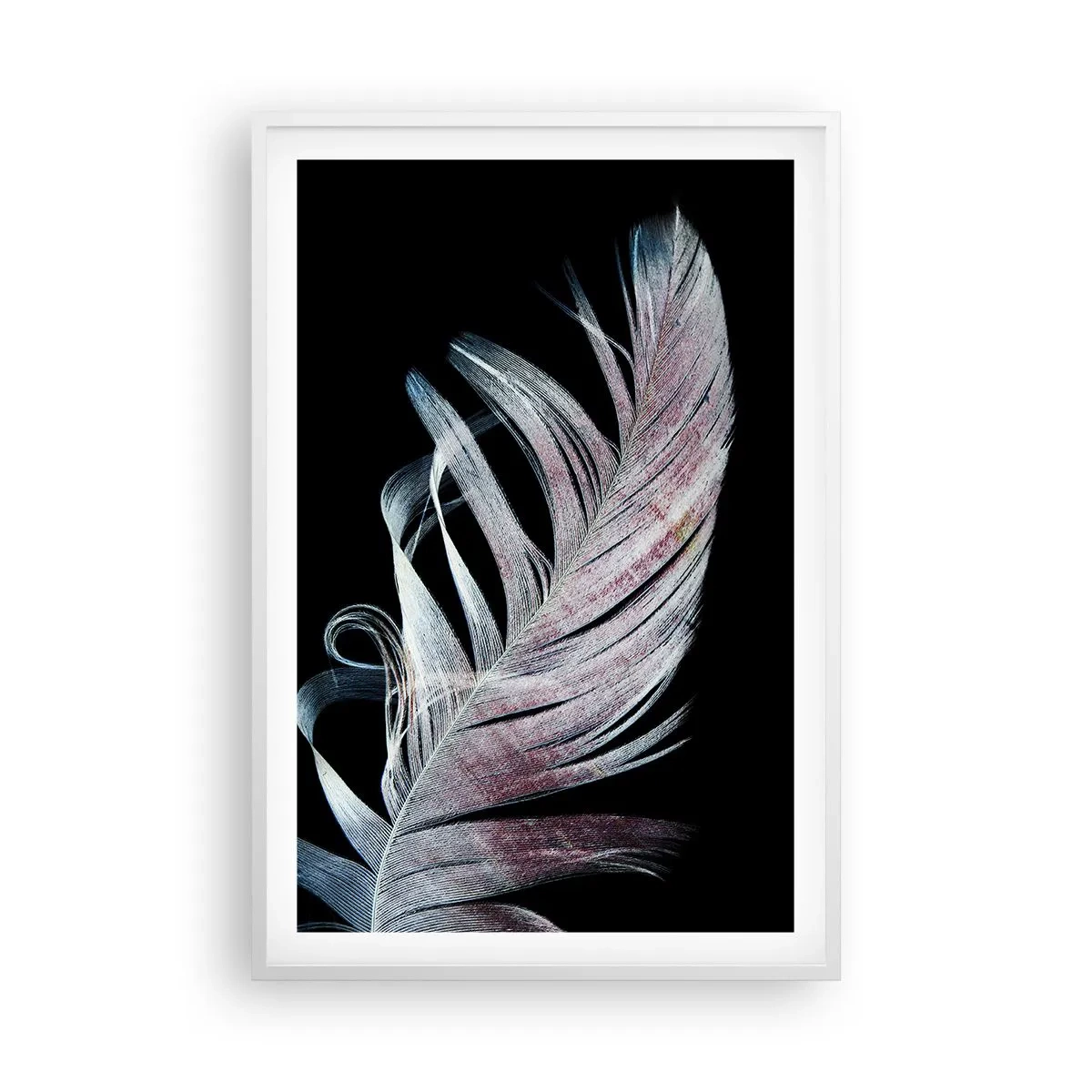 Plagát v bielom ráme - Premýšľajte o dotyku - 61x91 cm