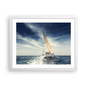 Plagát v bielom ráme - Nás nedobehnú! - 50x40 cm