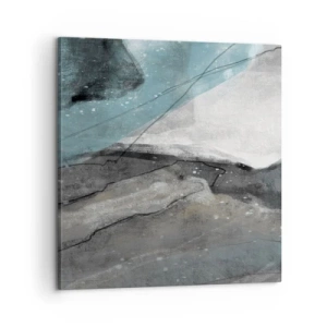 Obraz na plátne - Abstrakcie: skaly a ľad - 60x60 cm