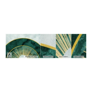 Vzorka fototapety Premium Canvas - Iná slnečná sústava - Art Deco, Moderné, Abstrakcia - 100x30 cm