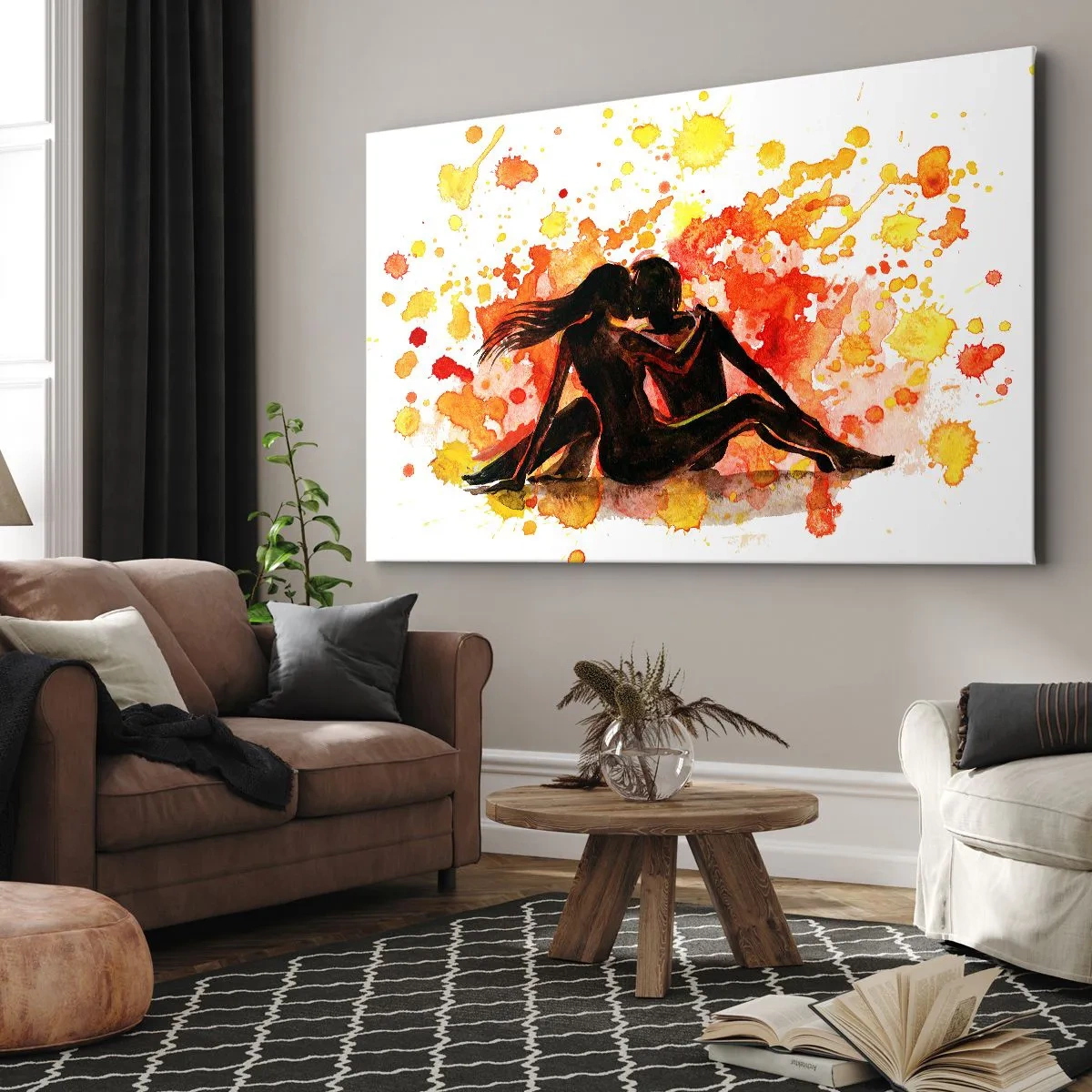 Obraz na plátne - A bolo svetlo - 120x80 cm