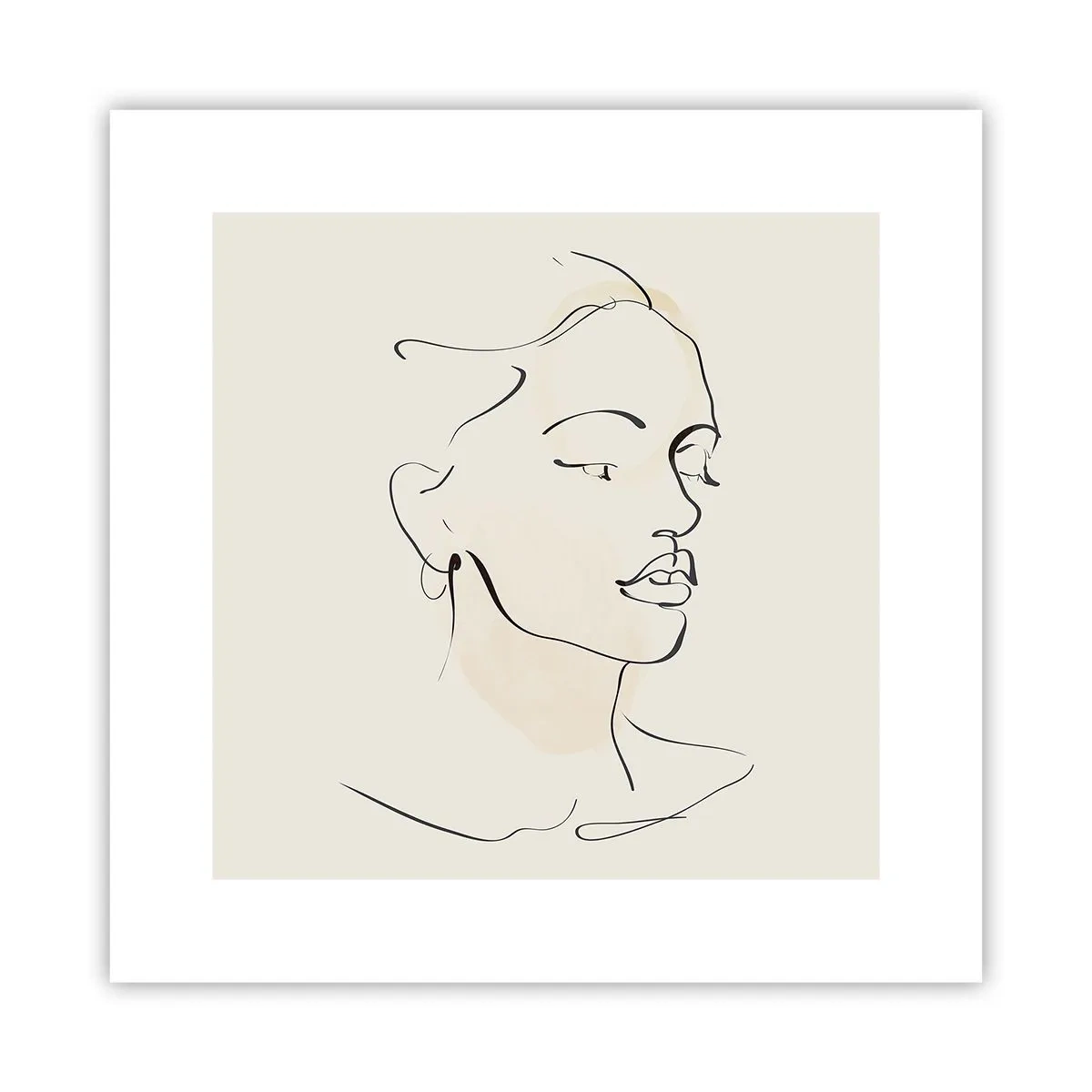 Plagát - Výrazným ťahom - 30x30 cm