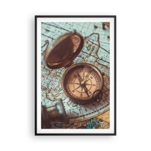 Plagát v čiernom ráme - Pre dobrodruha - 61x91 cm