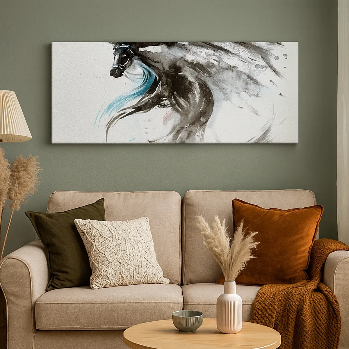 Obraz na plátne - Cval Čierneho kniežaťa - 30x30 cm