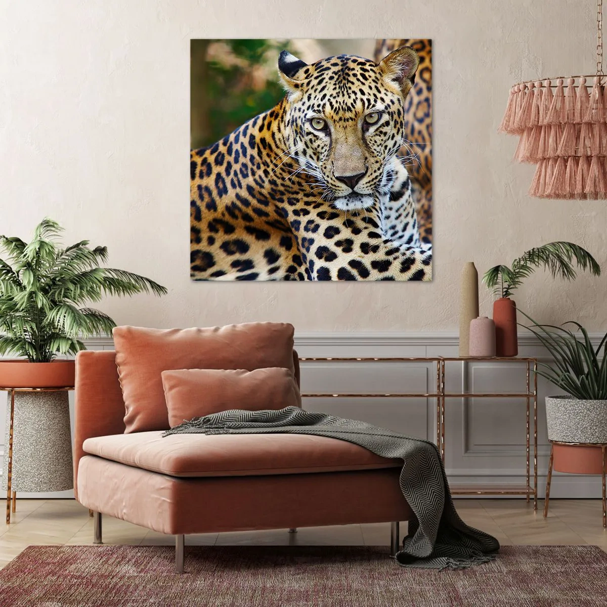 Obraz na plátne - Divoký a pokojný - 50x50 cm