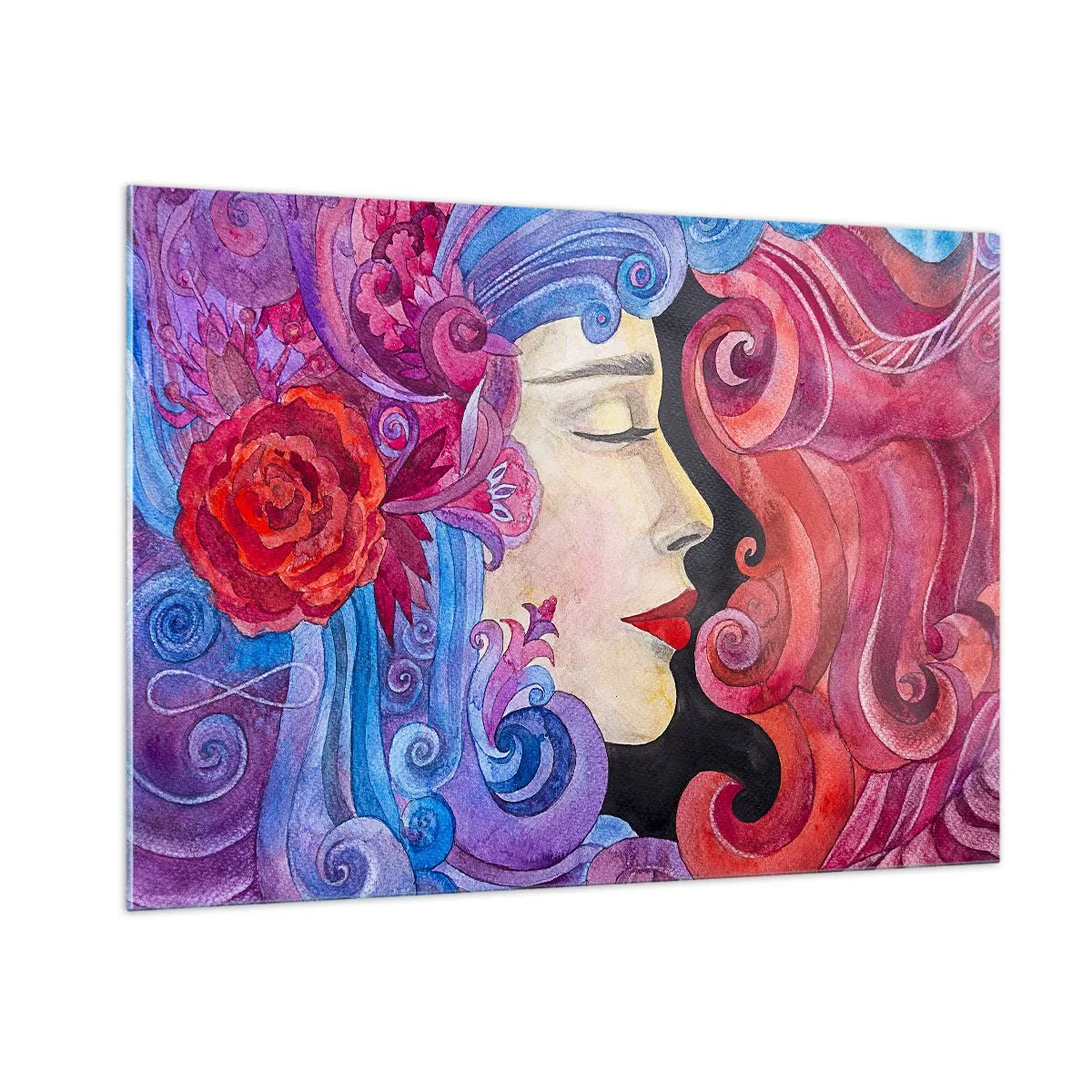 Obraz na skle - Secesia stále živá - 100x70 cm