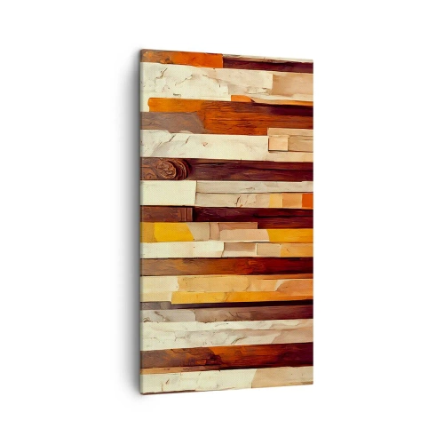 Obraz na plátne - Hymna lesných stromov - 45x80 cm