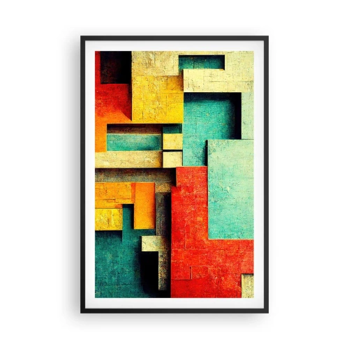 Plagát v čiernom ráme - Festival pravých uhlov - 61x91 cm