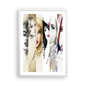Plagát v bielom ráme - A vždy si to TY - 50x70 cm