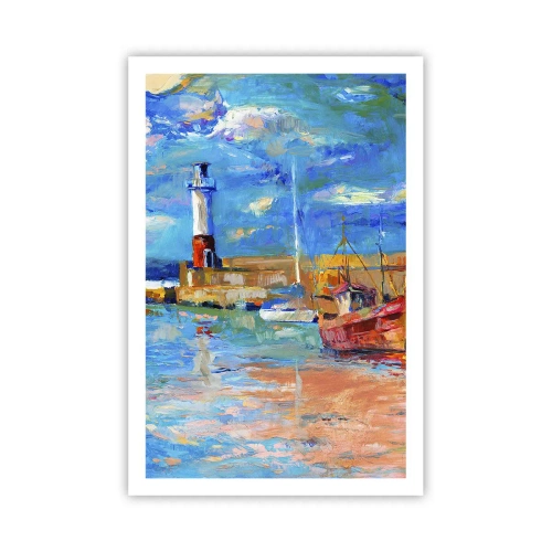 Plagát - Popoludní v dúhovom zálive - 61x91 cm