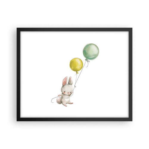 Plagát v čiernom ráme - Poletím aj ja! - 50x40 cm