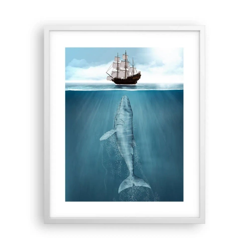 Plagát v bielom ráme - Lepšie nevedieť - 40x50 cm