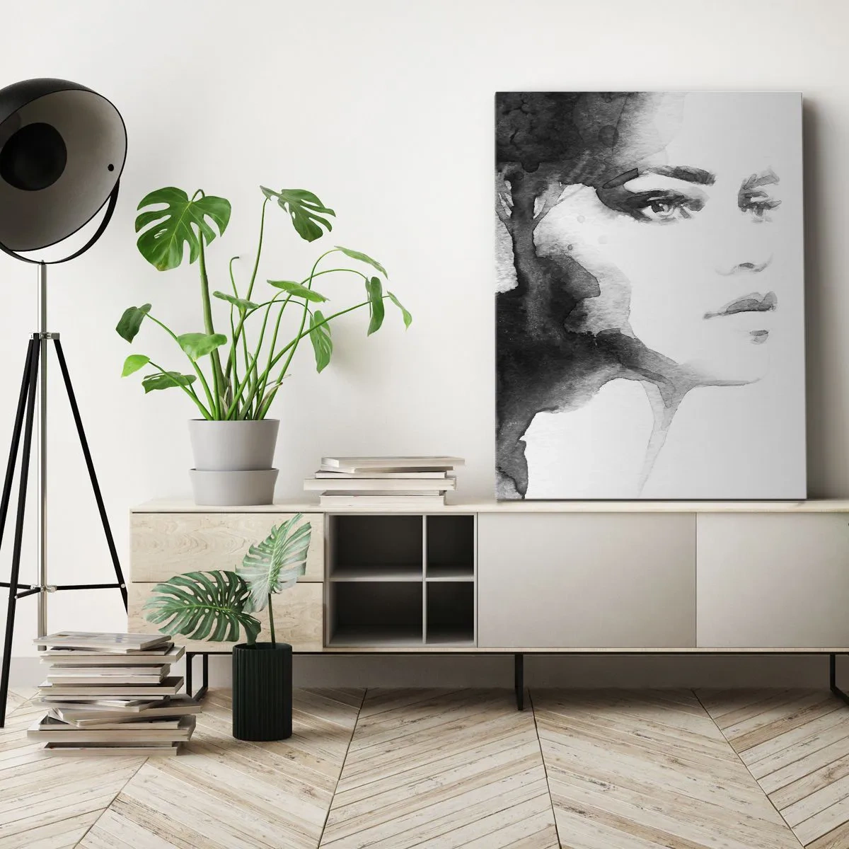 Obraz na plátne - Vytvorená z tajomstva a hmly - 50x70 cm
