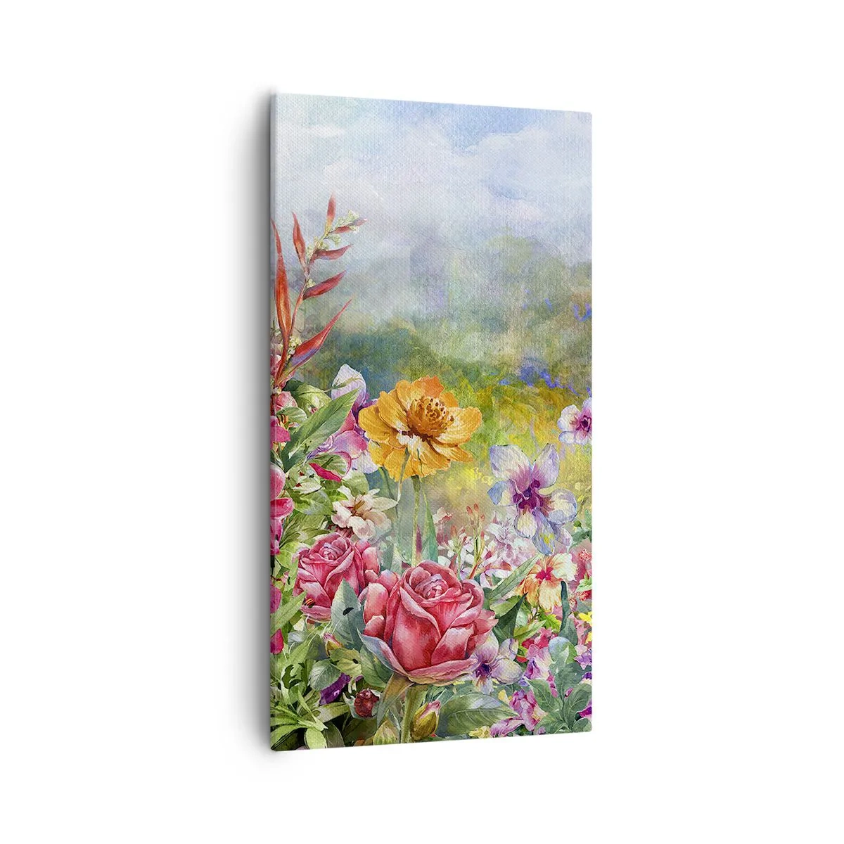 Obraz na plátne - Záhrada, ktorá sa zbláznila - 55x100 cm