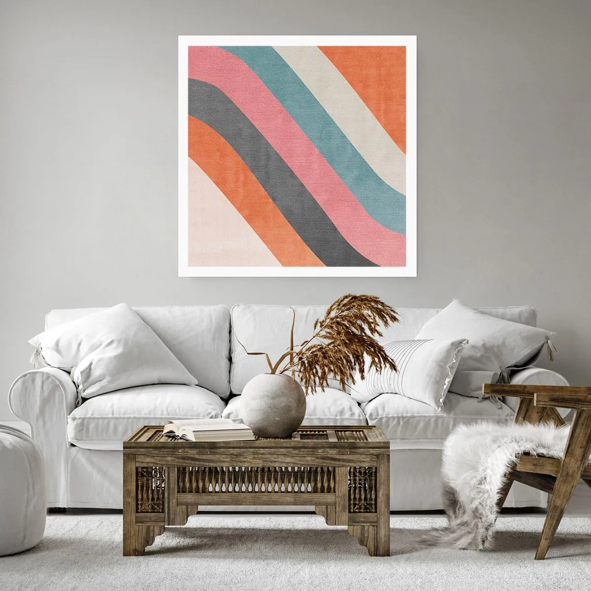 Plagát - Diagonálna kompozícia – pohyb - 40x40 cm