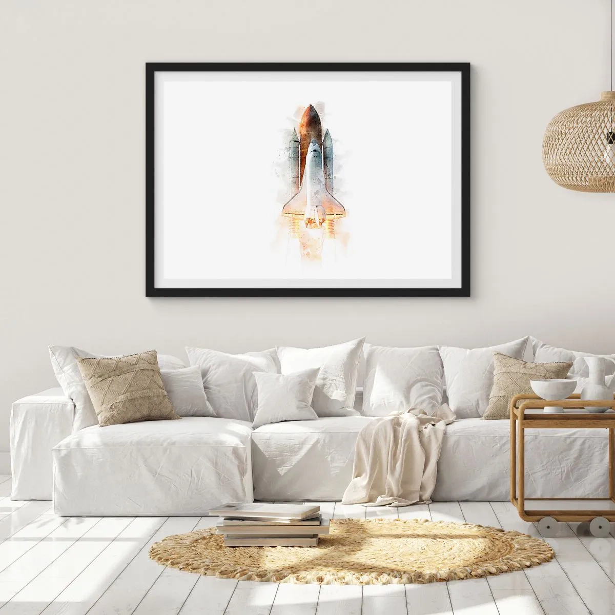 Plagát v čiernom ráme - Prieskumníci do toho - 100x70 cm