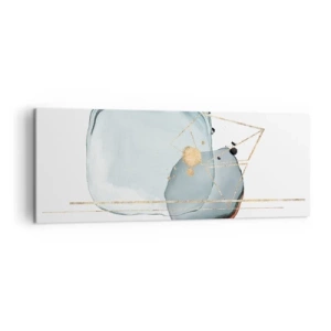 Obraz na plátne - Štúdia kvapky - 140x50 cm