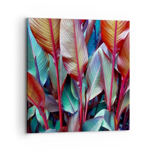 Obraz na plátne - Farebná húština - 70x70 cm