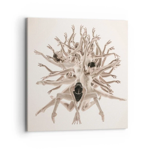 Obraz na plátne - Rozkvet v tanci - 70x70 cm