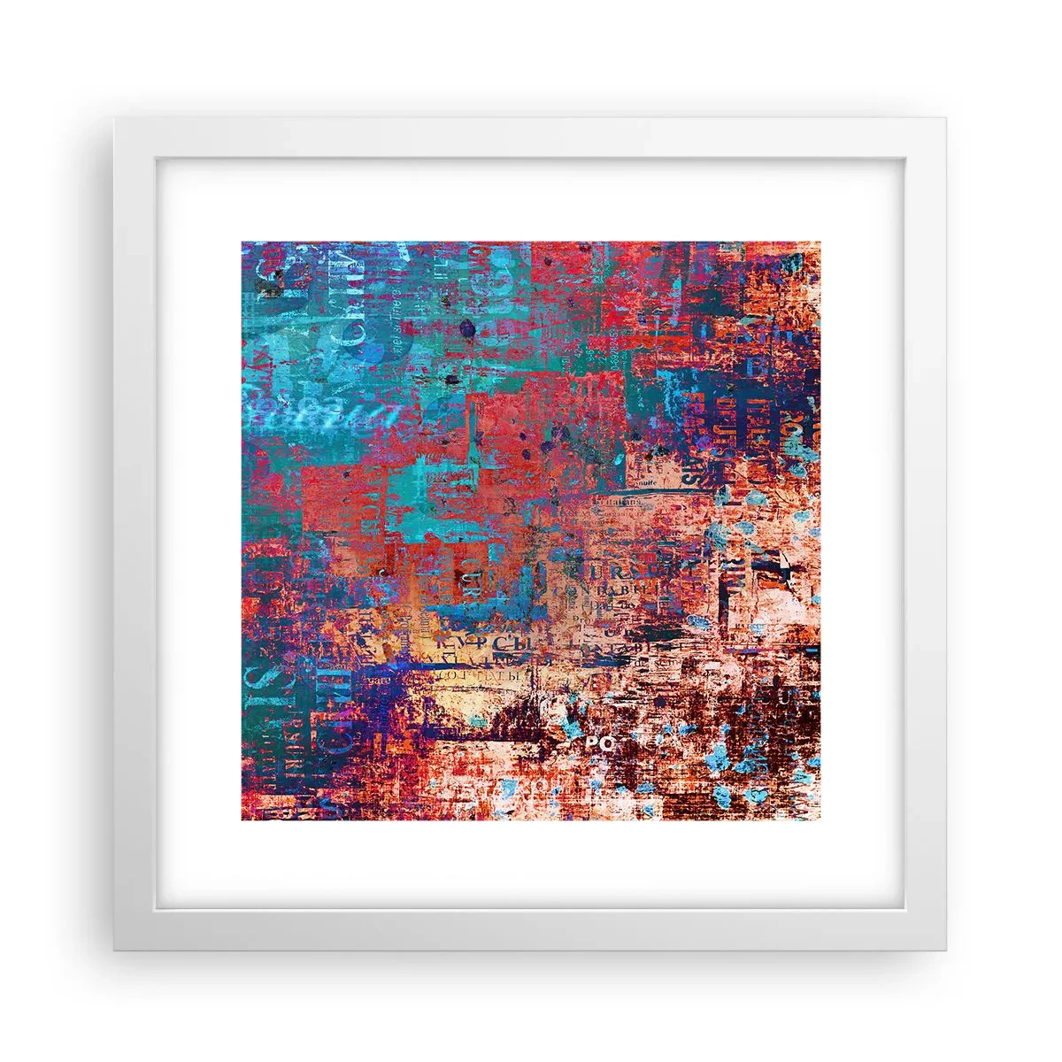 Plagát v bielom ráme - Pamäť a zabudnutie - 30x30 cm