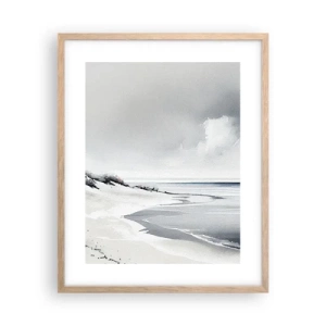 Plagát v ráme zo svetlého duba - Vždy spolu - 40x50 cm