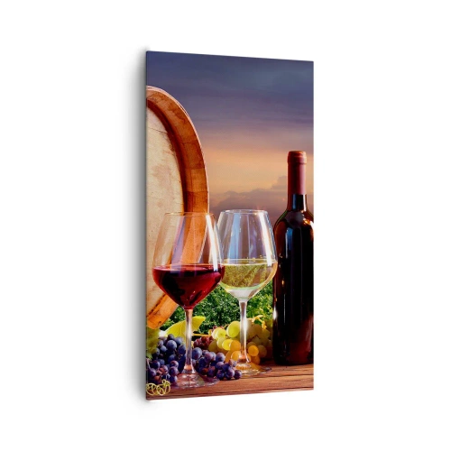 Obraz na plátne - Tu má život chuť - 65x120 cm