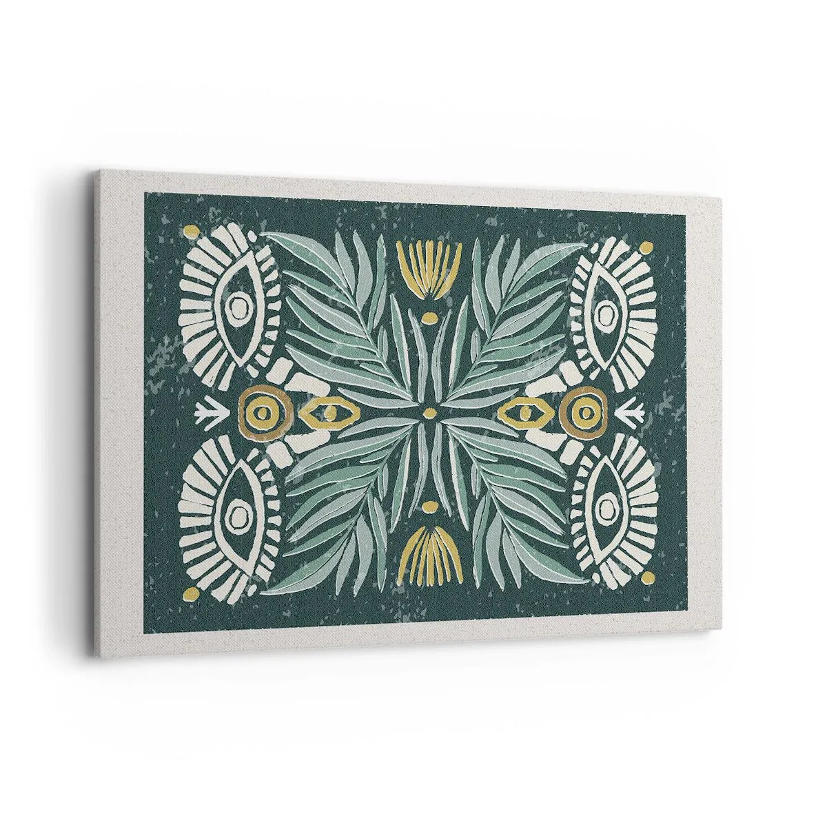 Obraz na plátne - Ako ľudová vystrihovačka - 120x80 cm