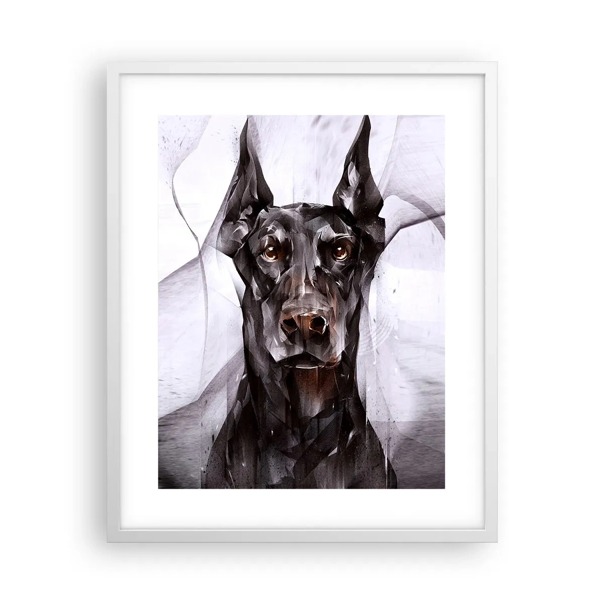 Plagát v bielom ráme - Z urodzeného rodu - 40x50 cm