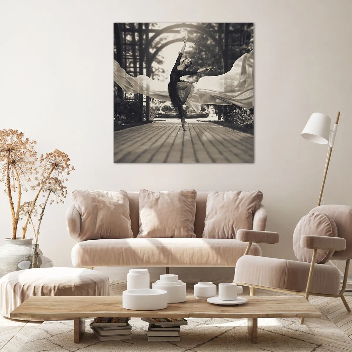 Obraz na plátne - Tanec ducha záhrady - 70x70 cm