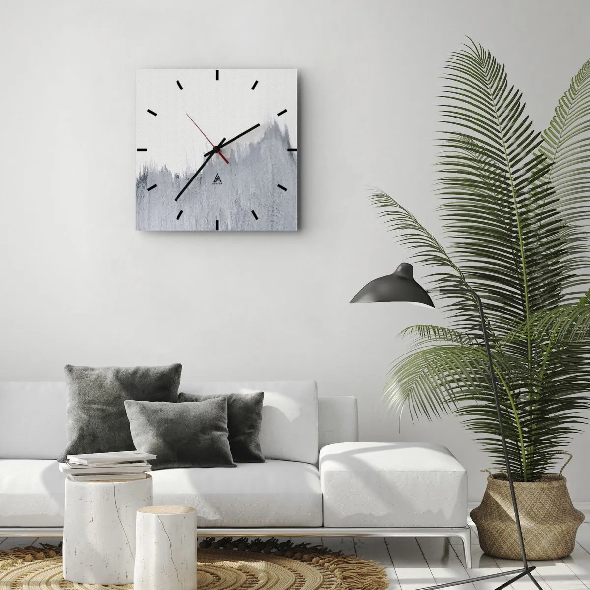 Nástenné hodiny - Tajomný záznam - 40x40 cm