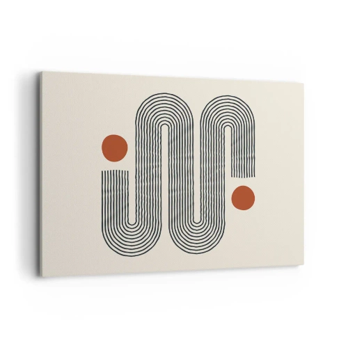 Obraz na plátne - Od začiatku do konca - 100x70 cm