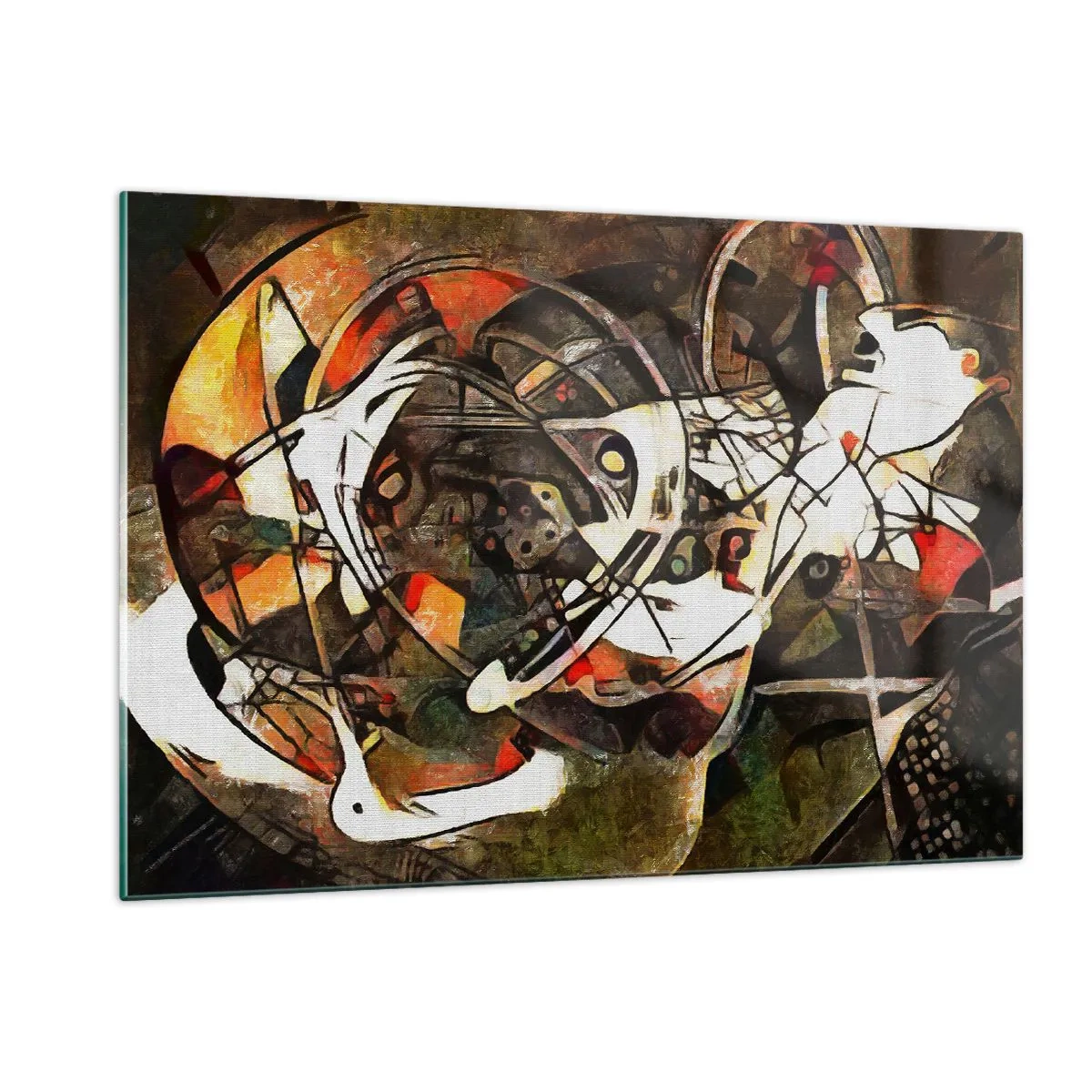 Obraz na skle - Počuješ pohyb? - 120x80 cm