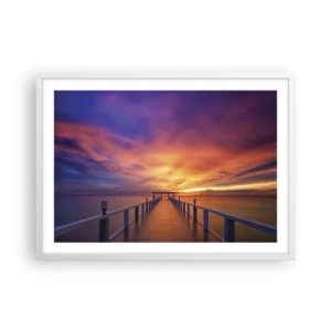 Plagát v bielom ráme - Bez konca - 70x50 cm