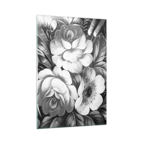 Obraz na skle - Krásne dokonca v šedej - 80x120 cm