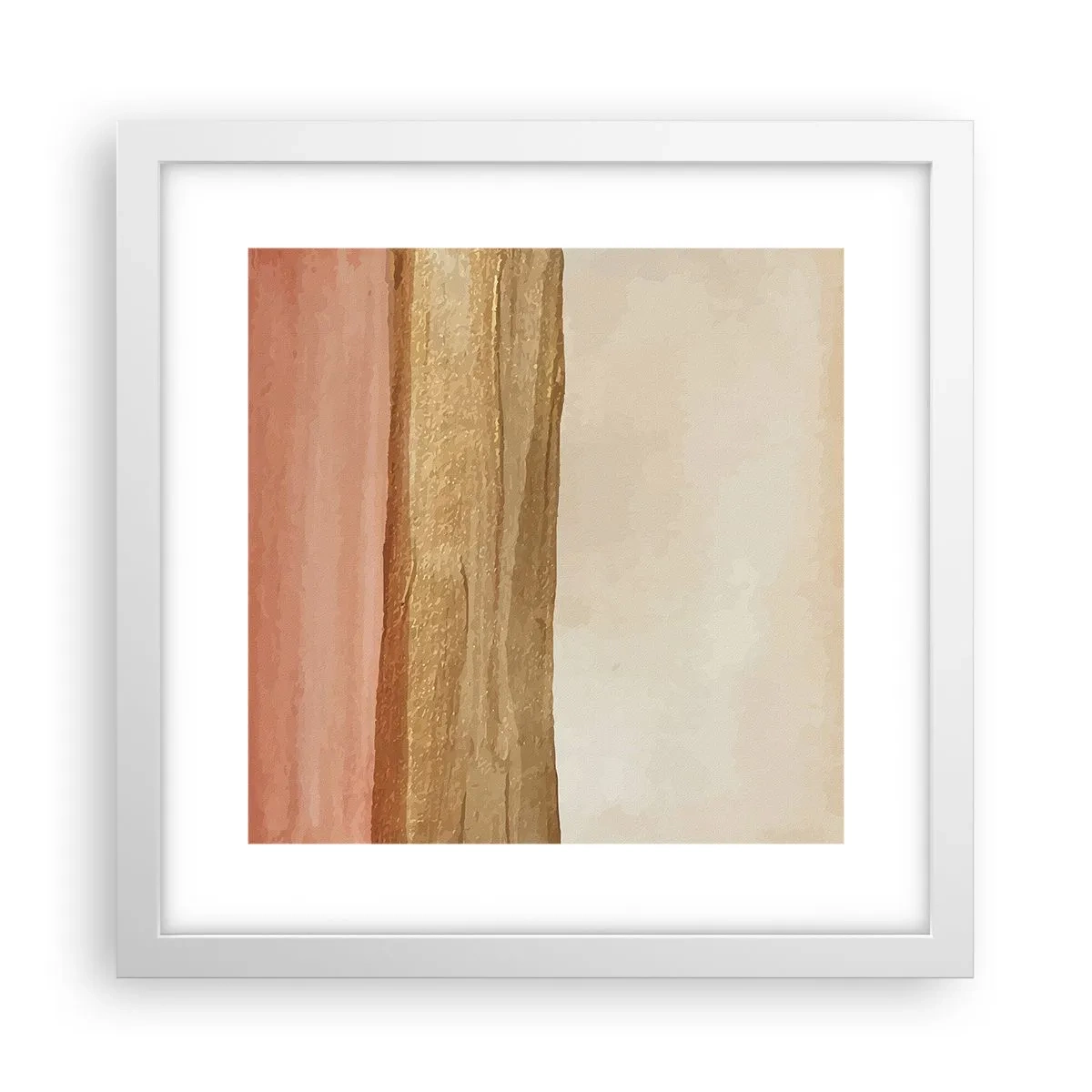 Plagát v bielom ráme - Vertikálna kompozícia - 30x30 cm