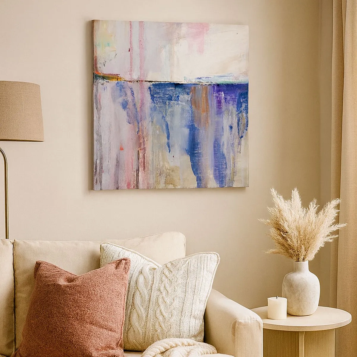 Obraz na plátne - Farebné dojmy a asociácie - 30x30 cm