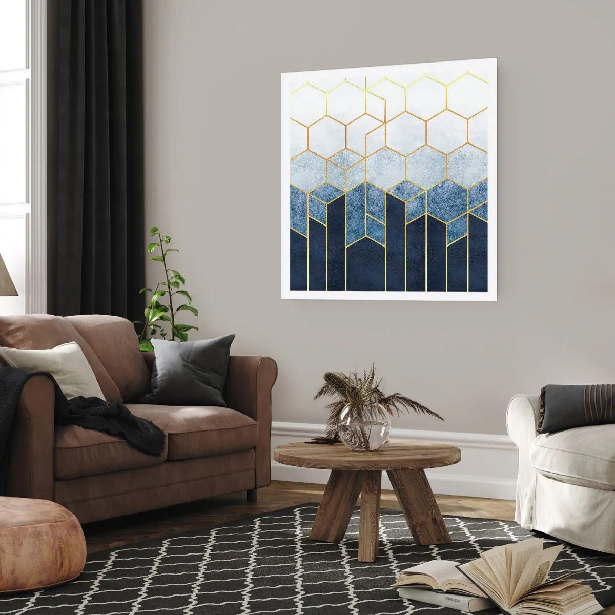 Plagát - Kompozícia v synkopickom rytme - 50x50 cm