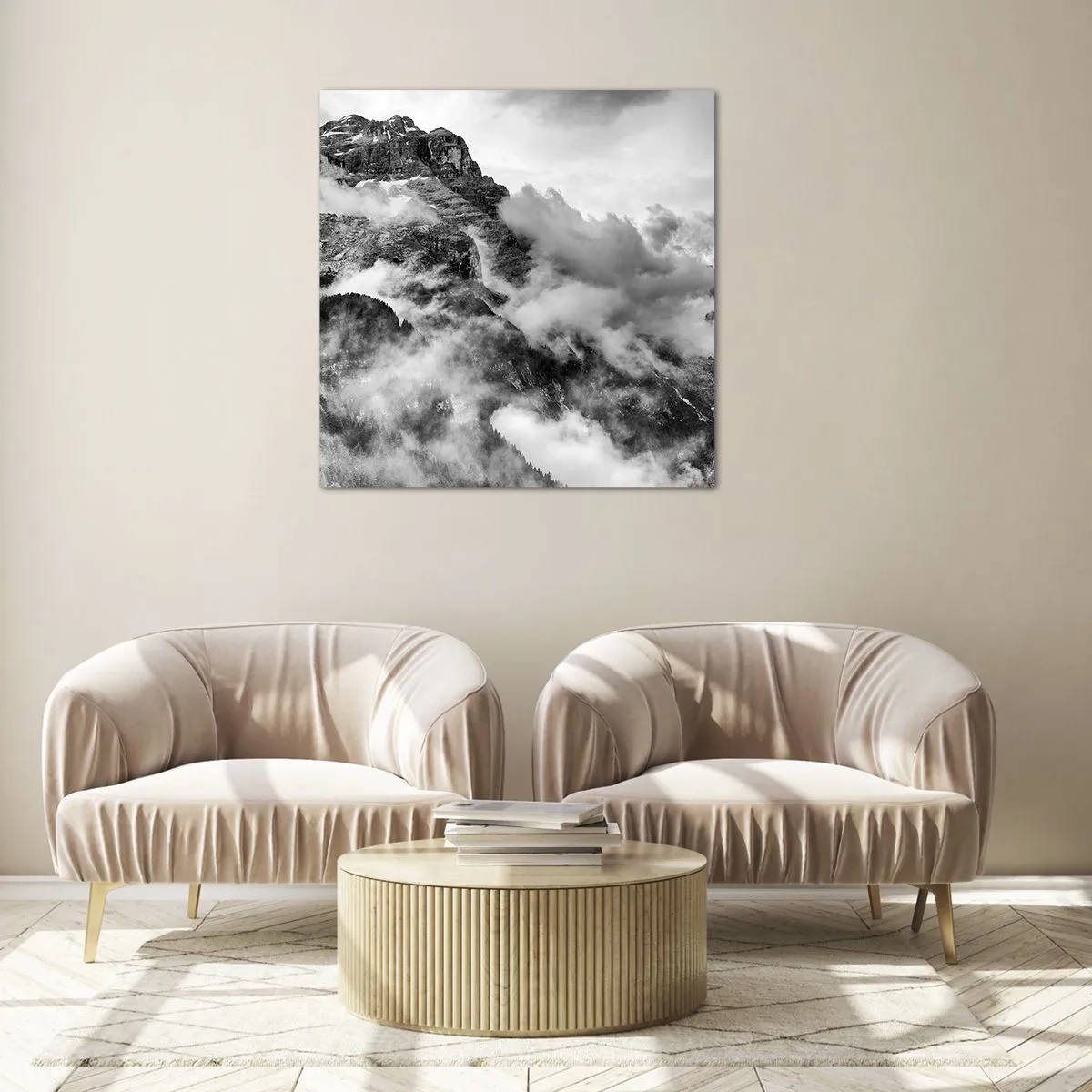 Obraz na skle - Krásne a kruté - 70x70 cm