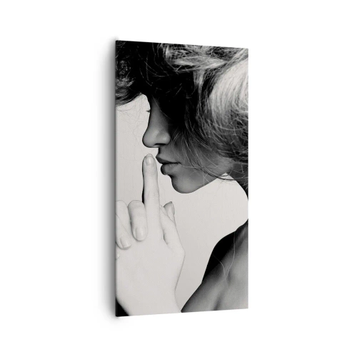 Obraz na plátne - Zahľadená do seba - 65x120 cm