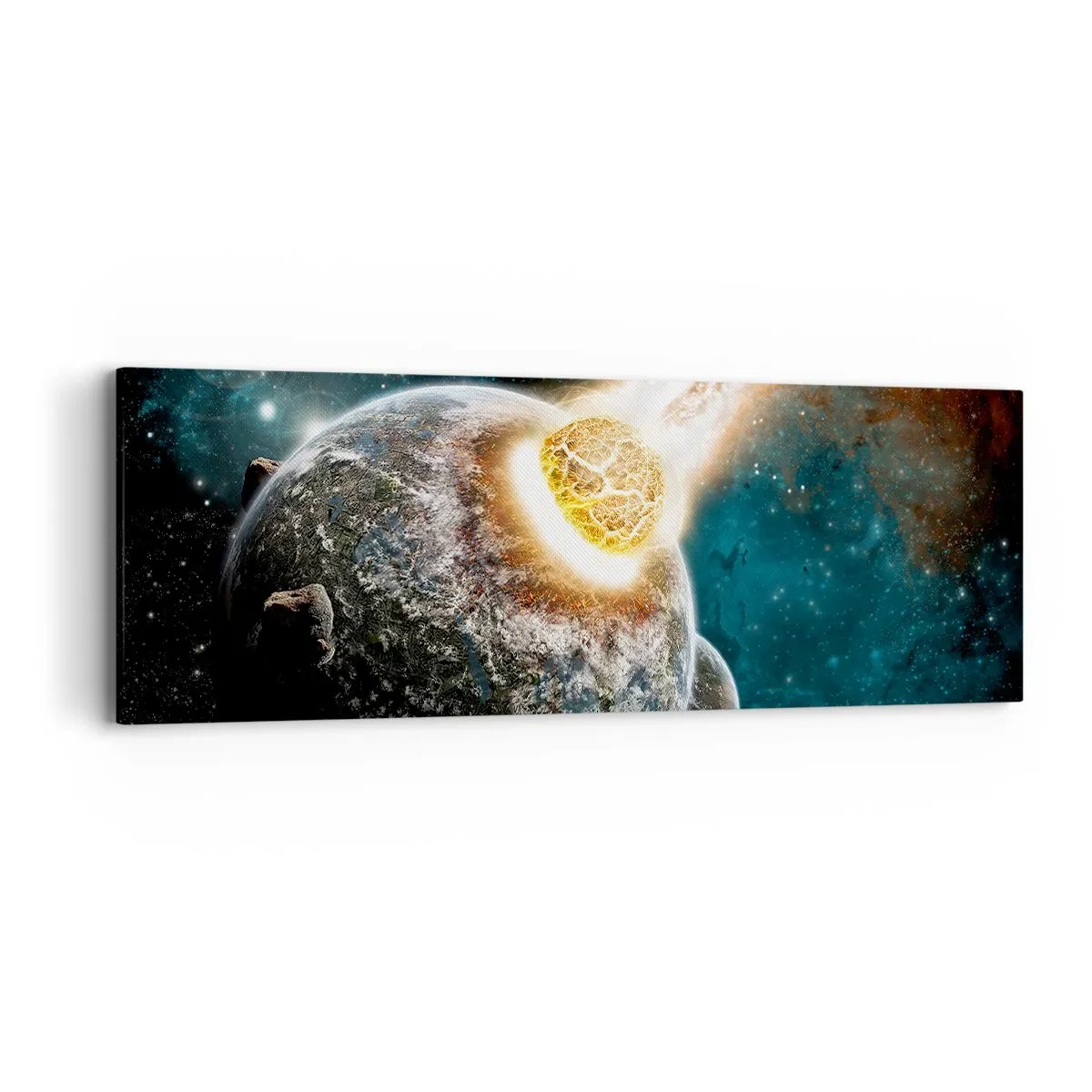 Obraz na plátne - Skaza alebo narodenie? - 90x30 cm