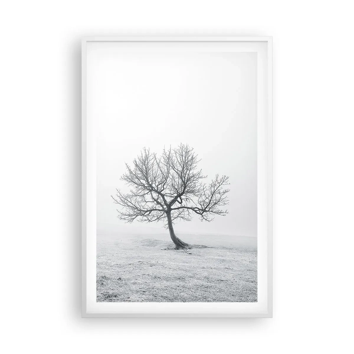 Plagát v bielom ráme - Proti ničote - 61x91 cm