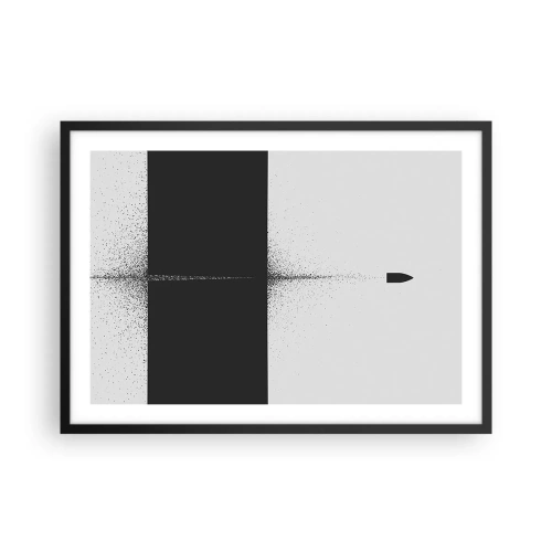 Plagát v čiernom ráme - Priamo k cieľu - 70x50 cm
