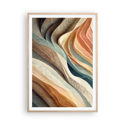 Plagát v ráme zo svetlého duba - Okamih pred zmenou - 70x100 cm