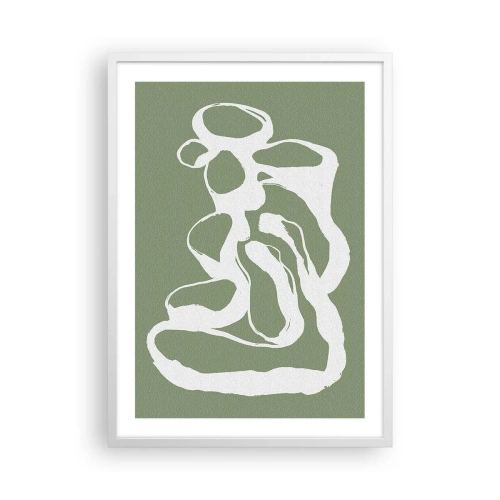 Plagát v bielom ráme - Volanie priestoru - 50x70 cm