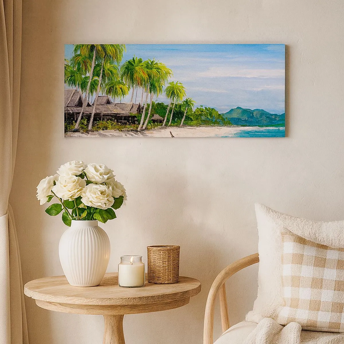 Obraz na plátne - Exotický sen - 100x40 cm