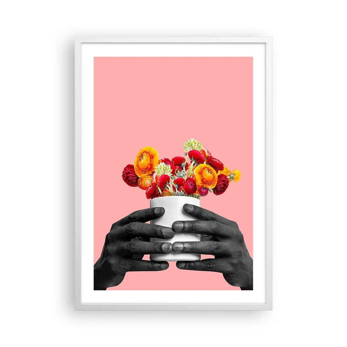 Plagát v bielom ráme - Apoteóza života - 50x70 cm